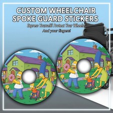 Wheelchair Spoke Guard Sticker