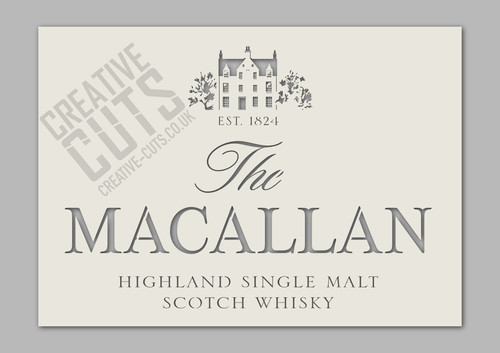 Macallan whiskey stencil - macallan,