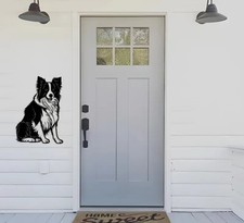 BEAUTIFUL METAL BORDER COLLIE
