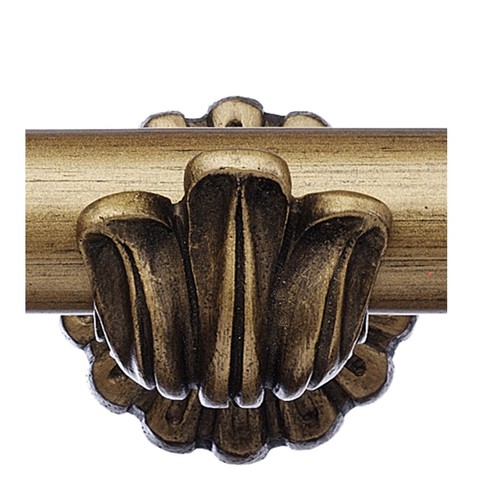 Ornate curtain pole bracket - ornate,