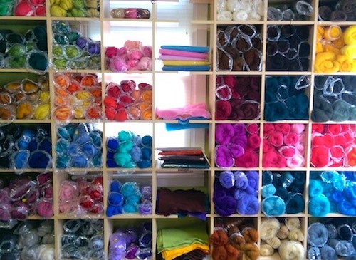 Premium dyed carded batt craft - dyed,