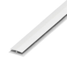 Flat Board Joint Trim - White Plastic Soffit Jointing Strip Panel Joint 300mm