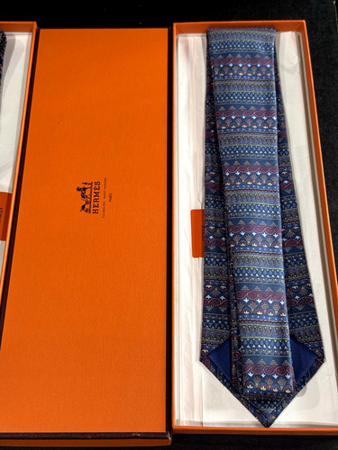 1980s hermès tie unused in - -,