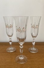 Eternal Beau Champagne Flute Glass Set Of 3
