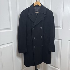 M&S Italian Black Wool Cashmere Blend Coat Small – Fratelli Balli -  Men’s Coat
