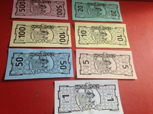 Pokemon monopoly spare - x,