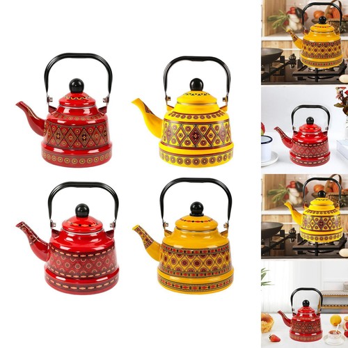 Large enameled tea kettle - large,