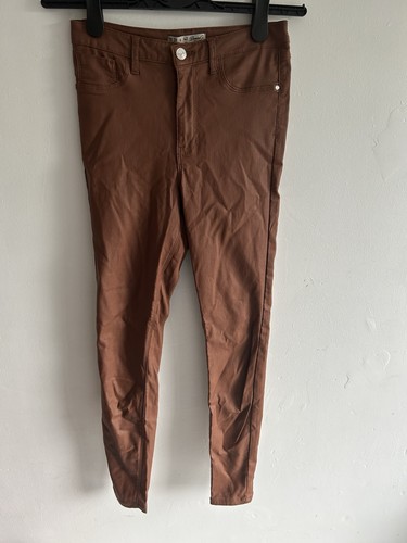 Brown leather pants - , with
