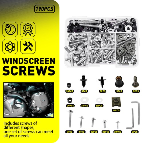 190pcs fairing bolts kit for - fairing,