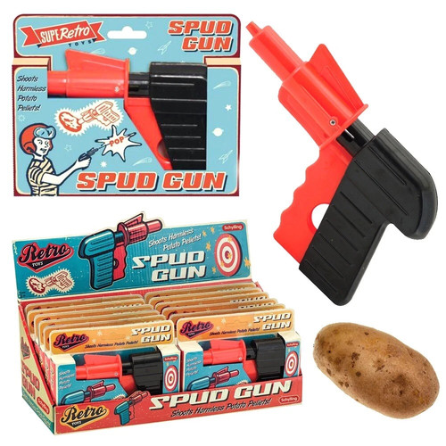 Retro spud gun - spud, stocking
