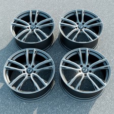 BMW X5 Alloy Wheels 22" CADES Helious Gunmetal Polish 5x112 22x10 et36