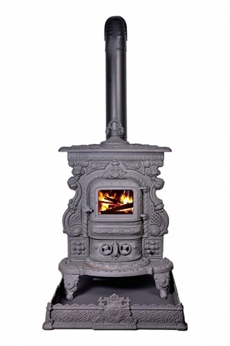 Cast iron fireplace - fireplace, 12