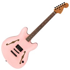 Fender Tom Delonge Starcaster Rw Bhw Satin Shell Pink Electric Guitar #R108