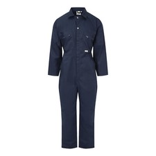 Ladies Zip Front Boilersuit Workwear Boiler Suit Coverall Overall Womens Girls
