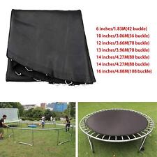 Premium Trampoline Mat Replacement Round Jumping Pad Durable with V-Rings