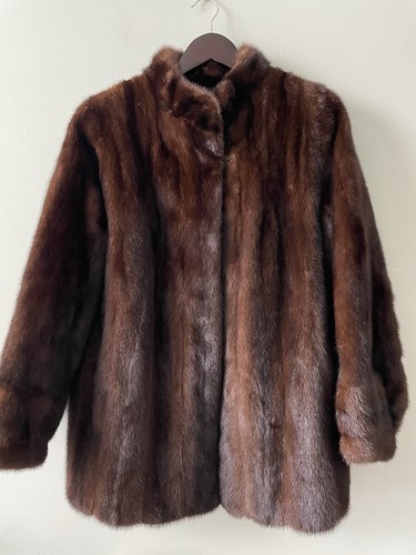 Ladies mahogany mink - ladies, 80s