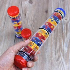 Rainmaker Rain Stick Toy Music Education Rain Stick Shaker Plastic Rattle Tube ↑