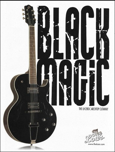 The loar black - black, lh-280-c
