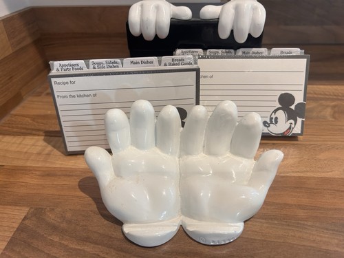 Mickey mouse recipe - card, box
