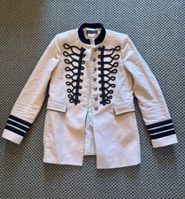 Zara Pink Black Military Coat