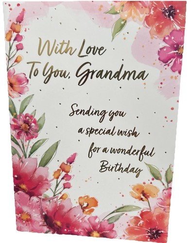 Grandma birthday card - grandma,
