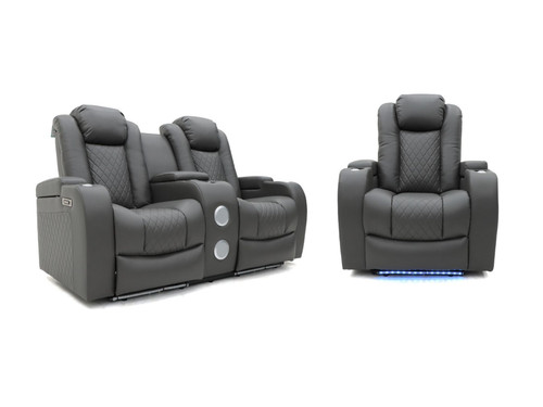 Tech grey leather electric - 8,