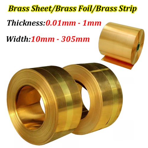 01mm 1mm thick brass - 0.01mm,