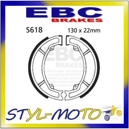 S618 rear brake pads - pads, ebc