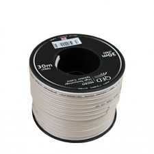 30m Reel QED Micro White