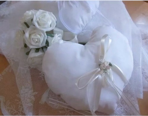 Heart shaped wedding ring - 7",