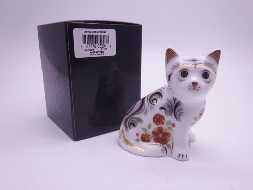 Royal crown derby nice - crown, kitten