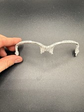 Oakley Racing Jacket Polished White Black Ghost Text Front Frame 