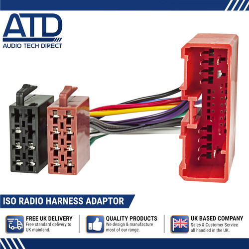 Iso radio adaptor - iso, mazda