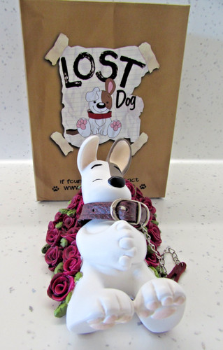 Lost dog collectables - dog, "bed