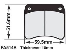 Go Kart EBC FA514 Kelgate / MX Brake Pad Set Karting Race Racing