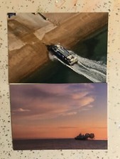 2 Solent ferry art postcards