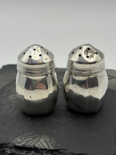 Vintage sterling silver salt - silver,