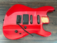 1988 Charvel Model-1C SSH Body Ferrari Red  w/ USA J-90C J-100 Pickups