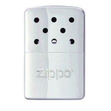 Pocket Hand Warmer High Polished Chrome Zippo 6 Hour Easy Fill Re-Usable