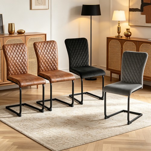 Set dining chairs padded - set,