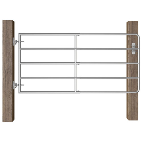 Field gate silver galvanised - field,