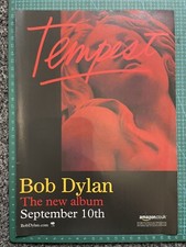 Bob Dylan Tempest A4 Poster/Magazine Advert Desire Blonde On Blonde