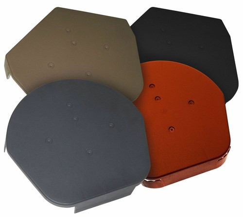 Plastic ridge roof - plastic, apex