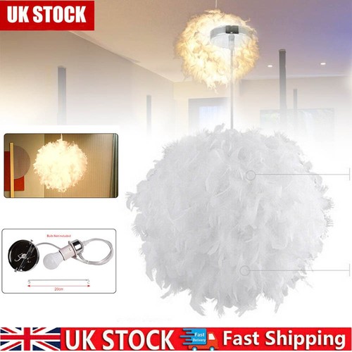 Fluffy feather light - feather, light/lamp
