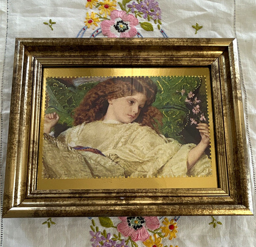 Vintage gold ornate frame - gold,