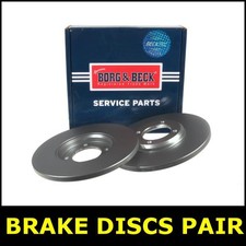 Brake Discs Pair Front Fits