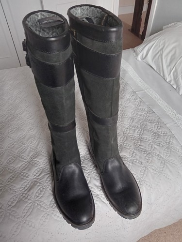Dubarry longford black boots - longford,