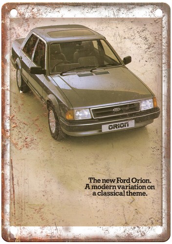 Vintage ford orion advert - ford, 1983