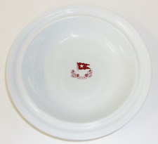 Titanic Artifact Reproduction White Star Line Soup Bowl