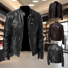 Men Vintage Cafe Racer Brown